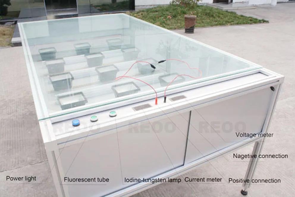 Solar cell laying up table and automatic lay up line for making PV panels used in solar panel production line