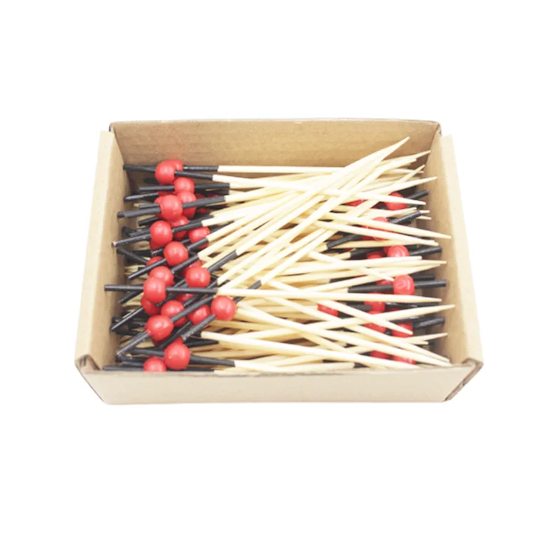 Украшение фруктовые Одноразовые Экологичные бамбуковые Коктейльные Фруктовые палочки