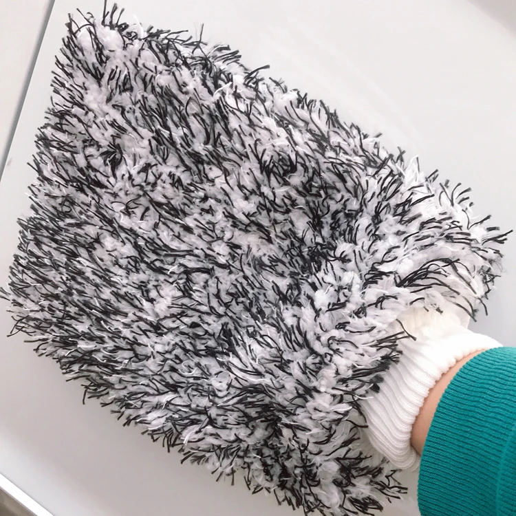 Рукавица тряпка из микрофибры большого размера для чистки автомобиля 18*28 см Профессиональные боксерские перчатки инструменты без царапин губка мытья Glov es полотенца