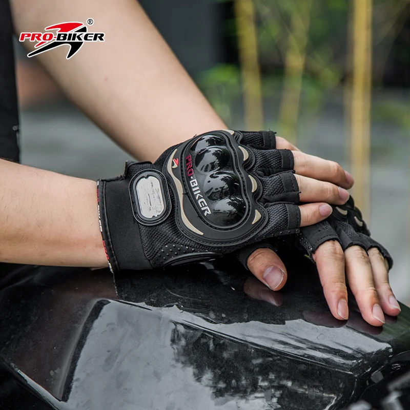Hot Sale PRO-BIKER MCS-04C Half Finger Racing Gloves Off-Road Motorcycle Motorbike Gloves