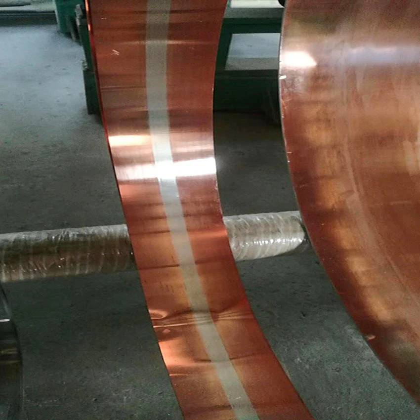 Customized bi-metal tape Brass  Aluminum Composite Copper T2 bimetal strip foil coil for Thermostat controls