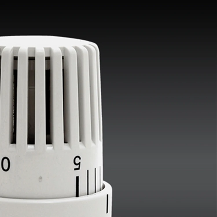 Doz White Towel Radiator Valve Thermostatic Radiator Valve TRV head for home