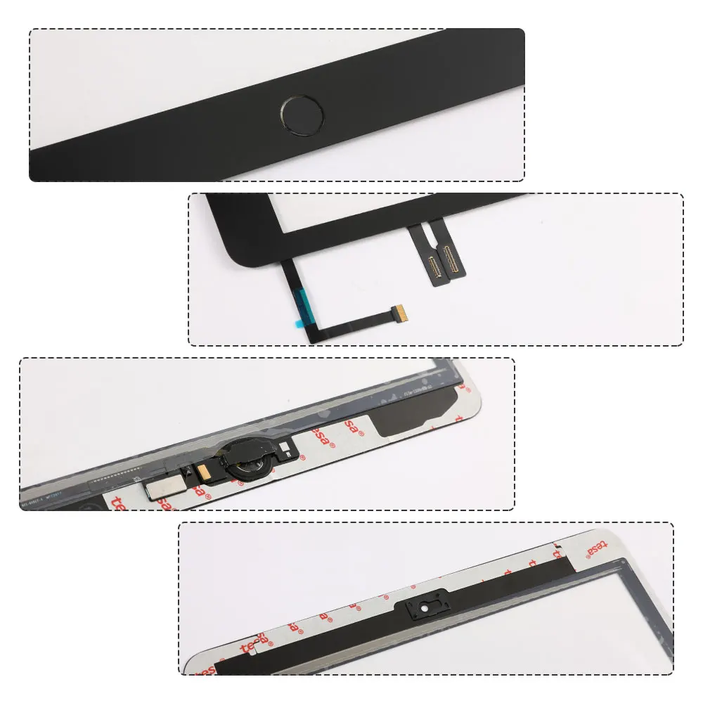  Сенсорный ЖК-экран для iPad 2 3 4 5 6 7 Mini 1 ЖК-планшет панель дигитайзер с наклейкой стекло замена