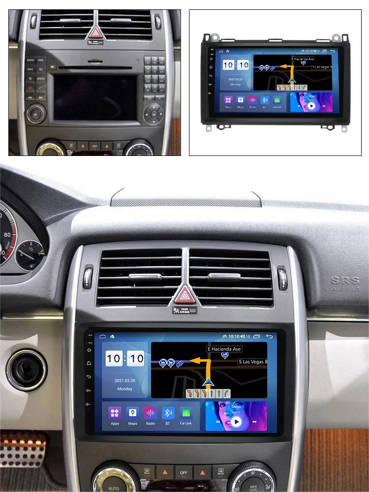MEKEDE-M100 Android 9 4Core автомобильный DVD радио плеер для Benz B200 A B класс A160 W169 W209 W245 виано вито W639 Sprinter W906
