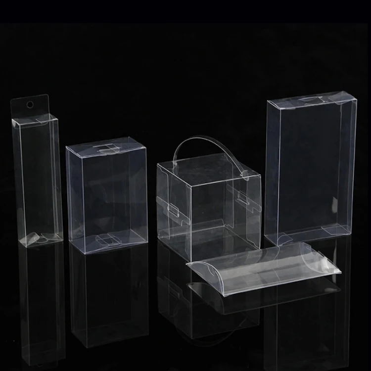 
Stock clear PET PVC PP box organizer plastic watch boxes packaging China supplier wholesale 