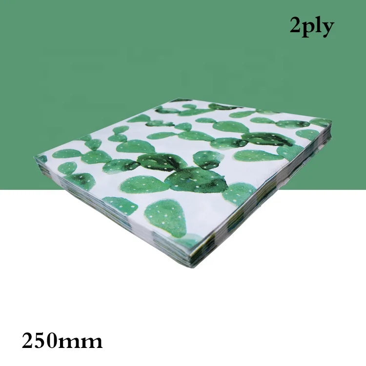 Hawaiian Luau Party Napkins Tropical Palm Leaf Paper Napkins for Tropical Tiki Themed Luncheon Party Supplies Decoration