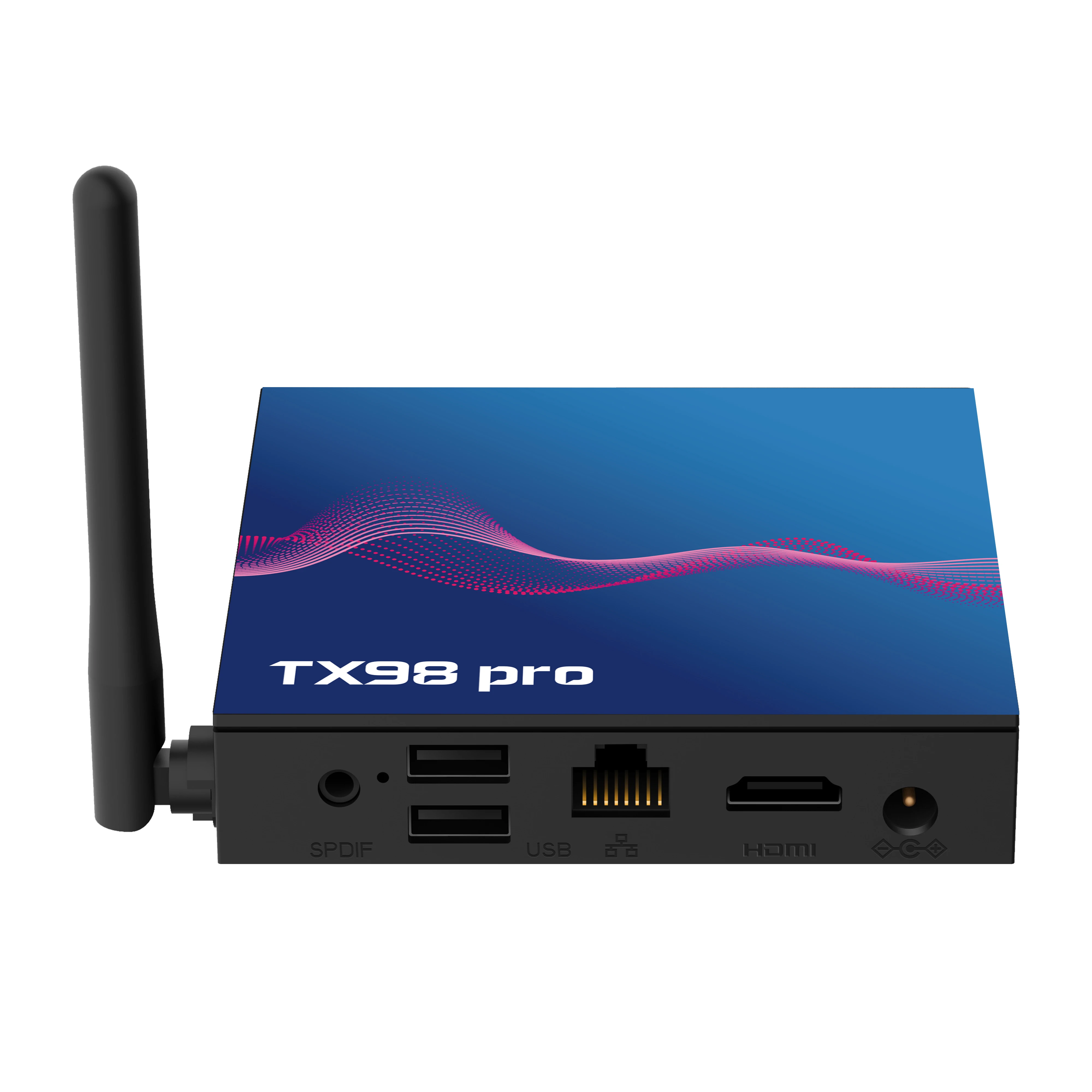 Четырехъядерный android 12 0 smart tv box dual wifi bt5.0 100M ethernet multilal languages TX98 PRO приставка