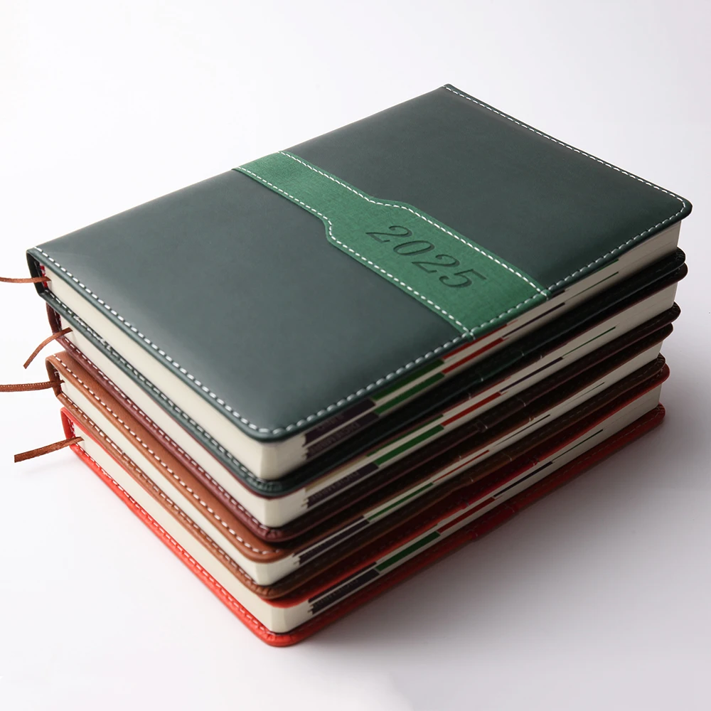 Leather notebook journal planners and journals composition notebook note books for students 2025 diary planner