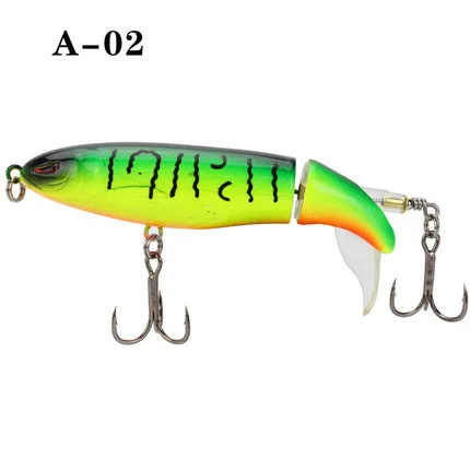 Рыболовная приманка Whopper Popper Swimbait 10 см/13 г искусственная Topwater с вращающимся хвостом рыболовные снасти крючки имитация