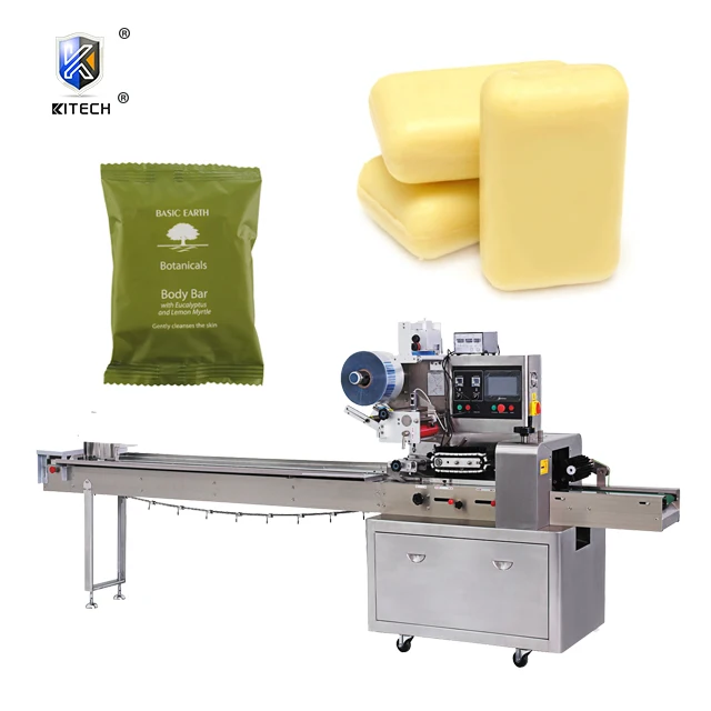 Полностью автоматическая химическая круглая упаковочная машина для мыла с сумкой для мыла тела
