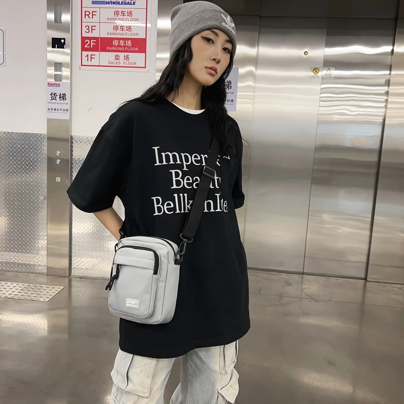 Factory  mini shoulder sling bag for men fashion unisex custom logo shoulder crossbody bag good quality chest bag for men