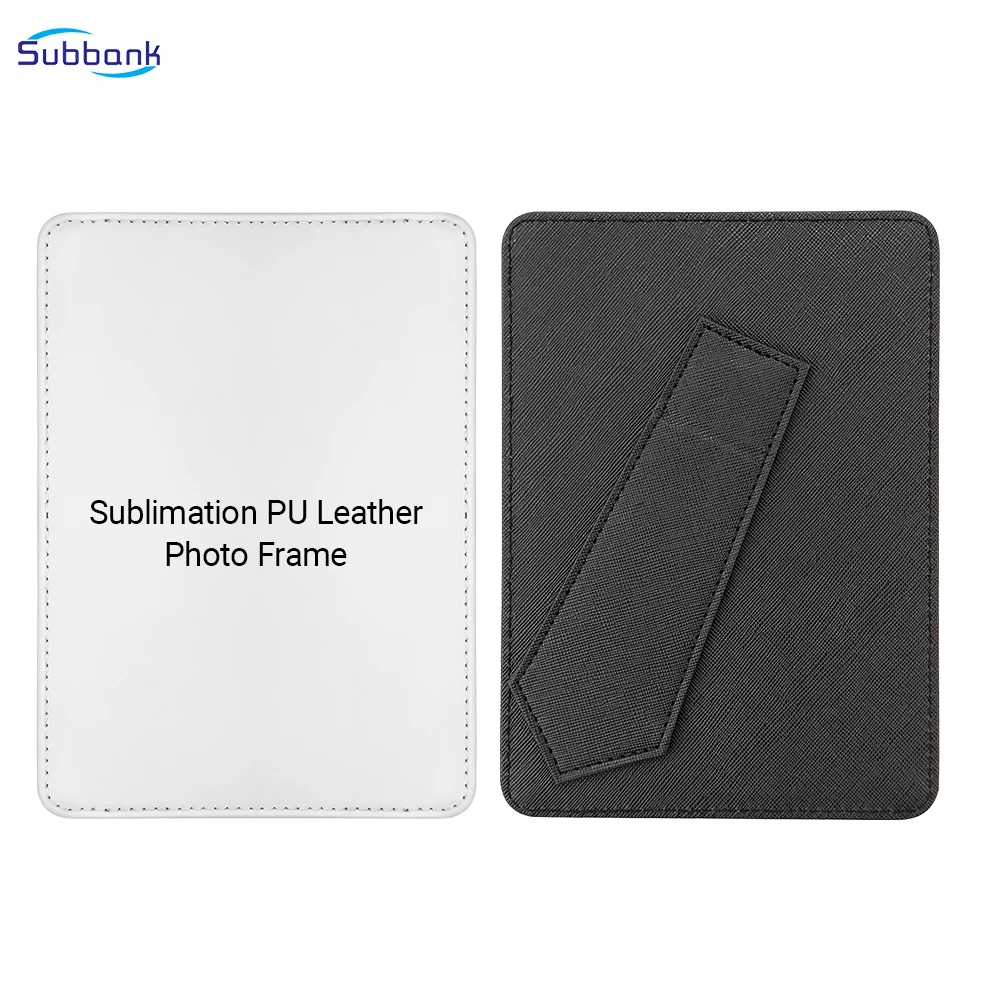 Subbank Sublimation Photo Frames Blanks Custom Printable 5*7inch  Pu Leather Sublimation Photo Frame