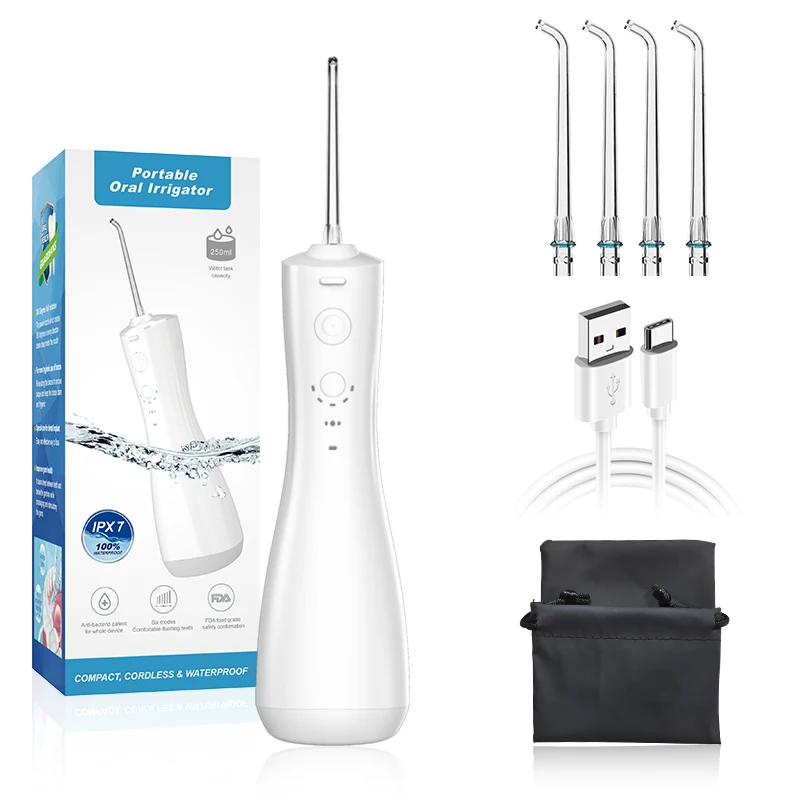 
Jet Dental Electric Oral Irrigator Professional 2021 China Teeth Cordless Rechargeable Water Flosser 