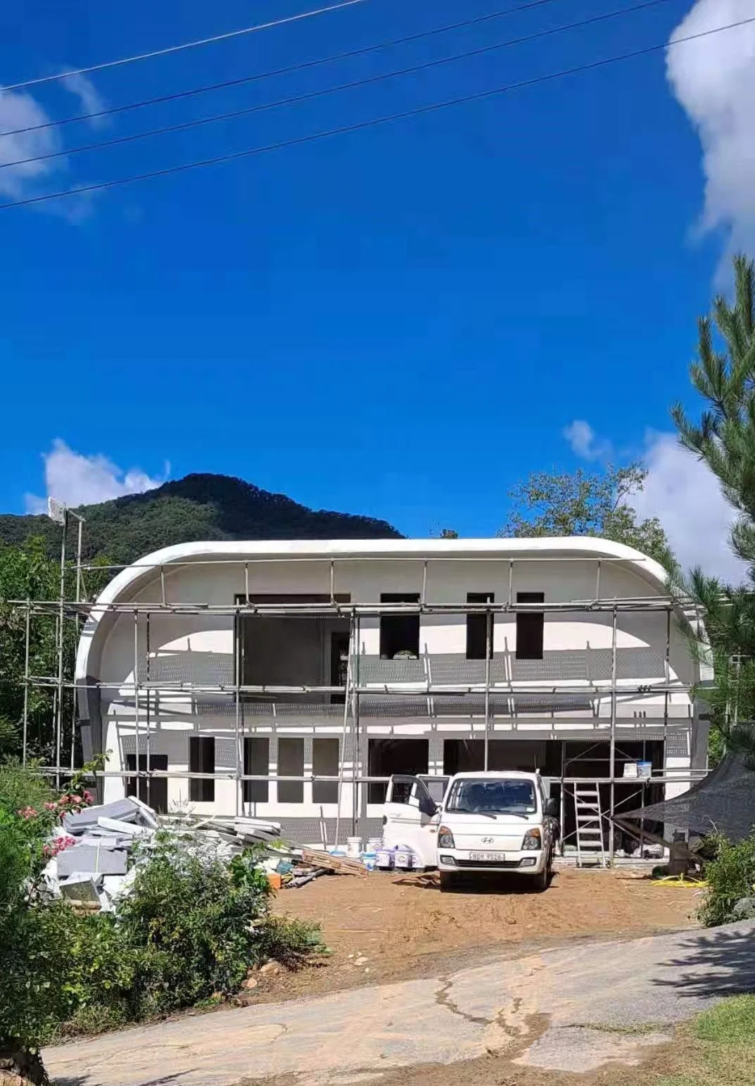 Fast install modar house Prefabricated Luxury villa Two Storey EPS Prefab House