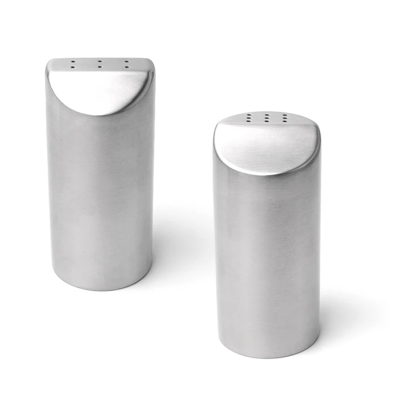 Stainless Steel Logo Customized Kitchen Spice Pepper Salt Seasoning Shaker
