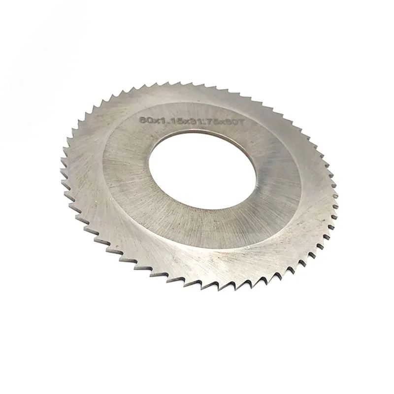 HSS 80mm  Thickness 60 HSS Circular Saw Blade Milling Cutter For Circular Knitting Machine