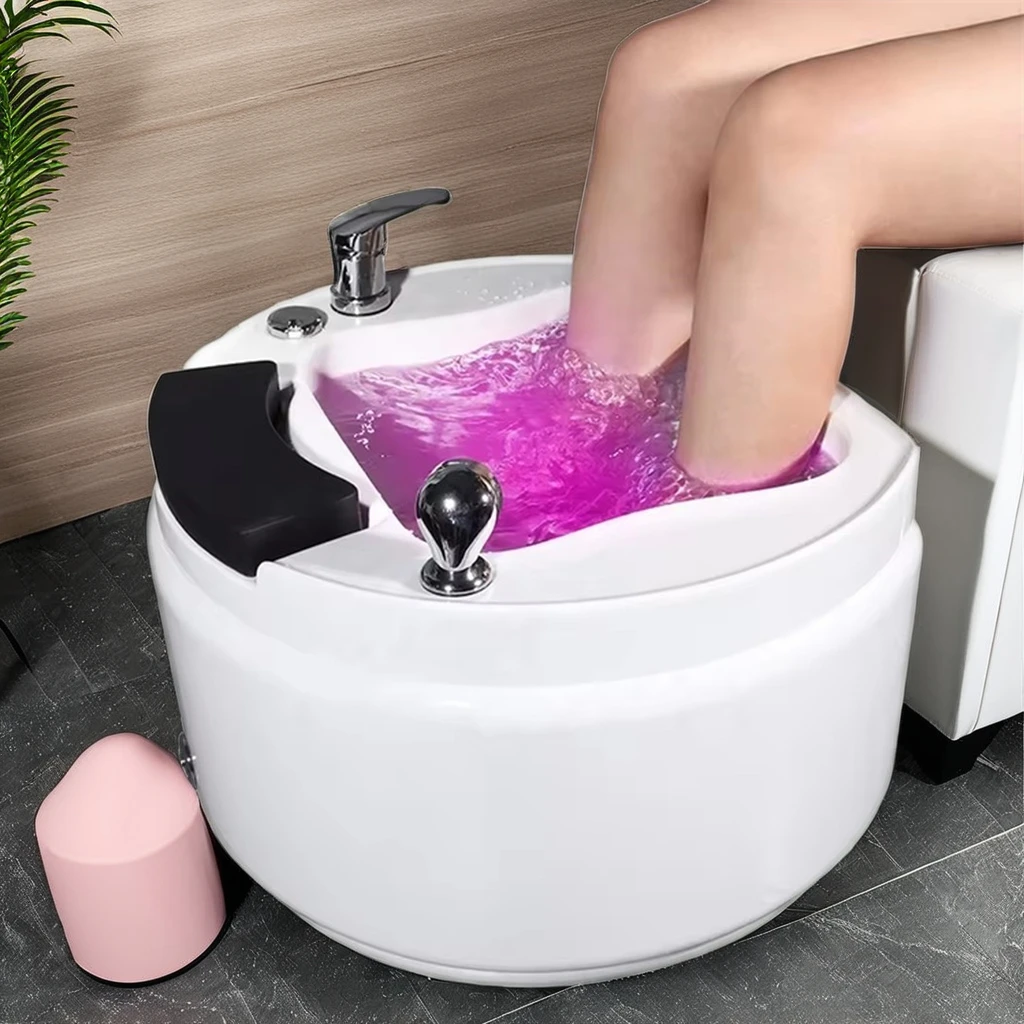 Hot Style LED 7 Colors Light Pedicure Chair Luxury Pedicure Chair Spa Massage Chair For Salon Beauty