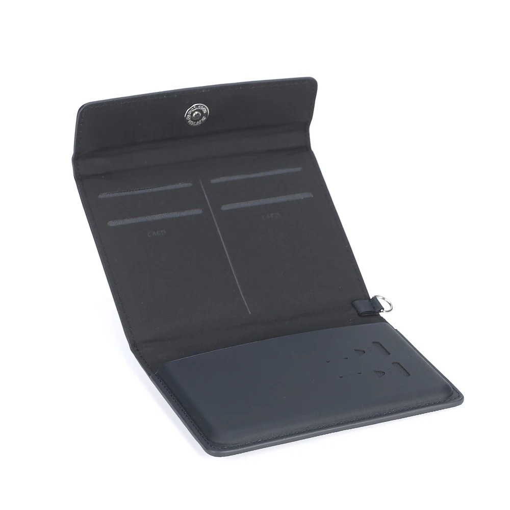 В наличии в Корейском стиле черные сумки из воловьей кожи для сертификатов кошелек дорожный посадочный талон держатель паспорта и удостоверения личности