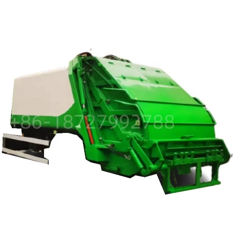 15 YARDS exported to Chile Sanitation Truck Cheap Municipal Waste collection 15m3 garbage compactor trucks up body structure