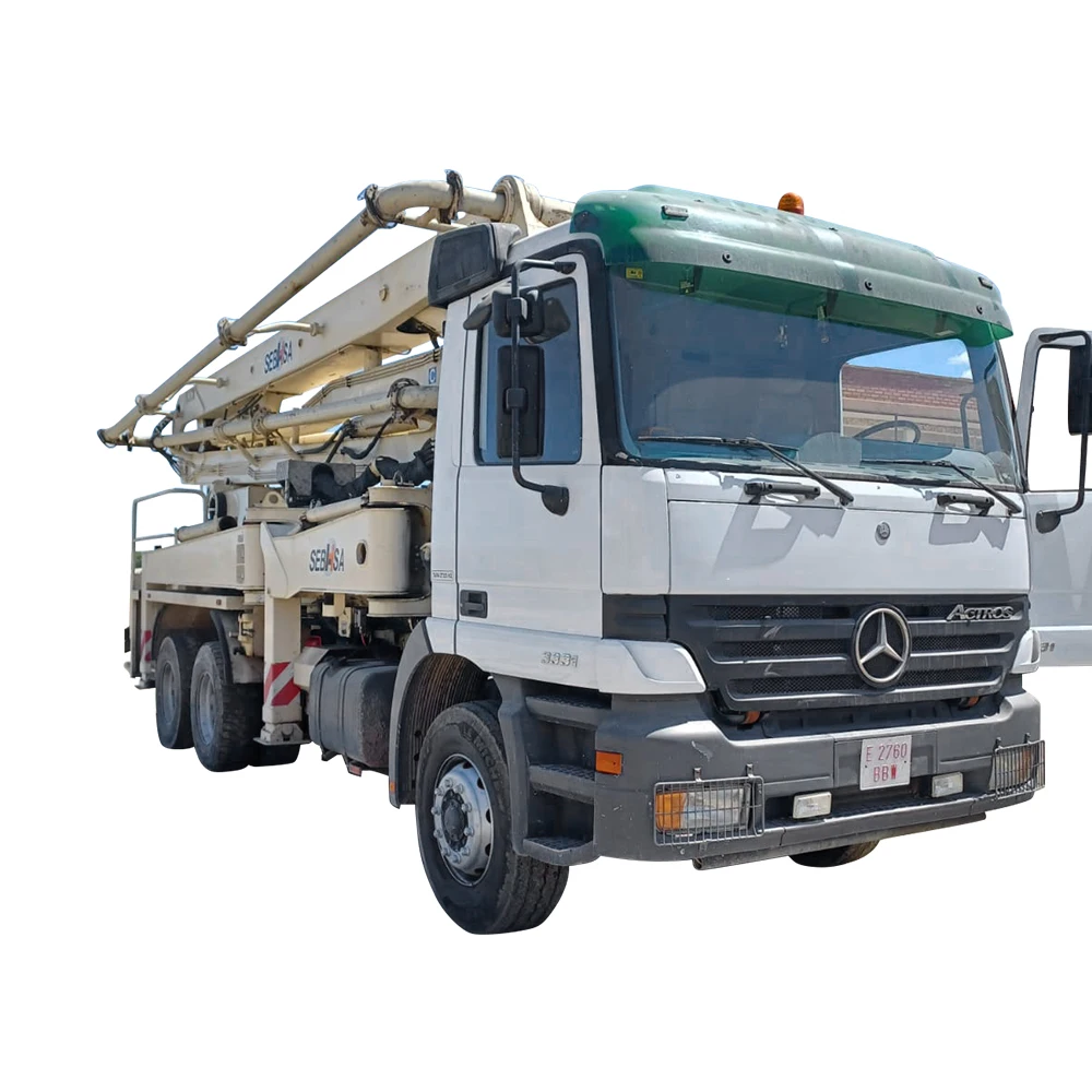 Hot Selling Original European Quality 36 Meters Height Used Concrete Pump Mercedes For Wholesale Export Used Crane Truck