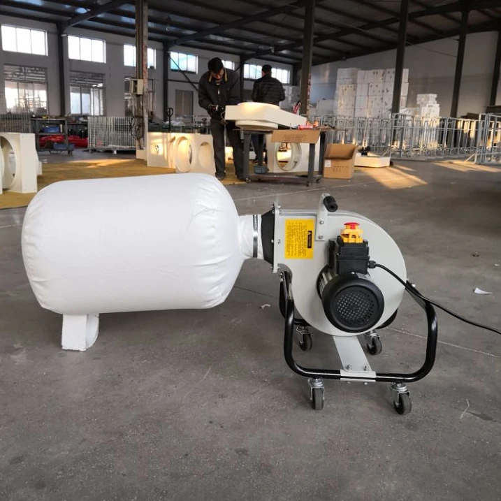 750W  small  horizontal woodworking FM230M bag type  dust  collector for furniture factory