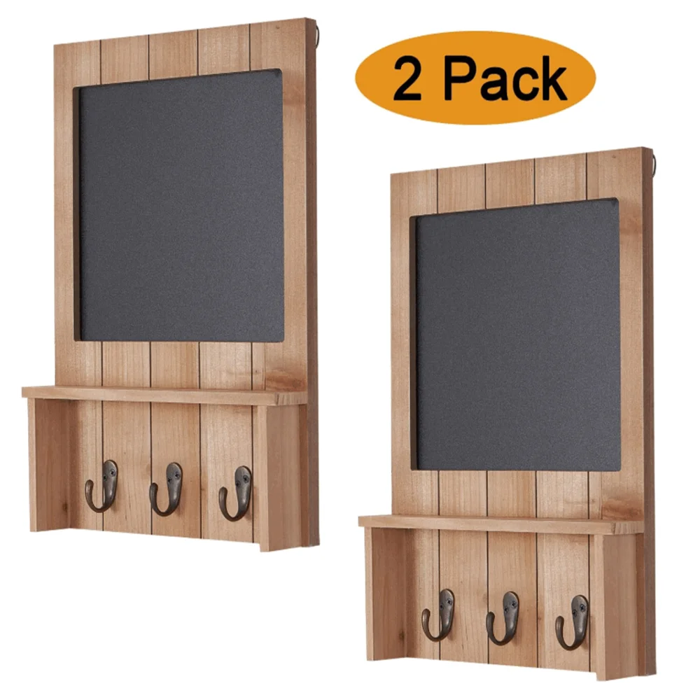 Mini wooden chalkboard with stand shelf