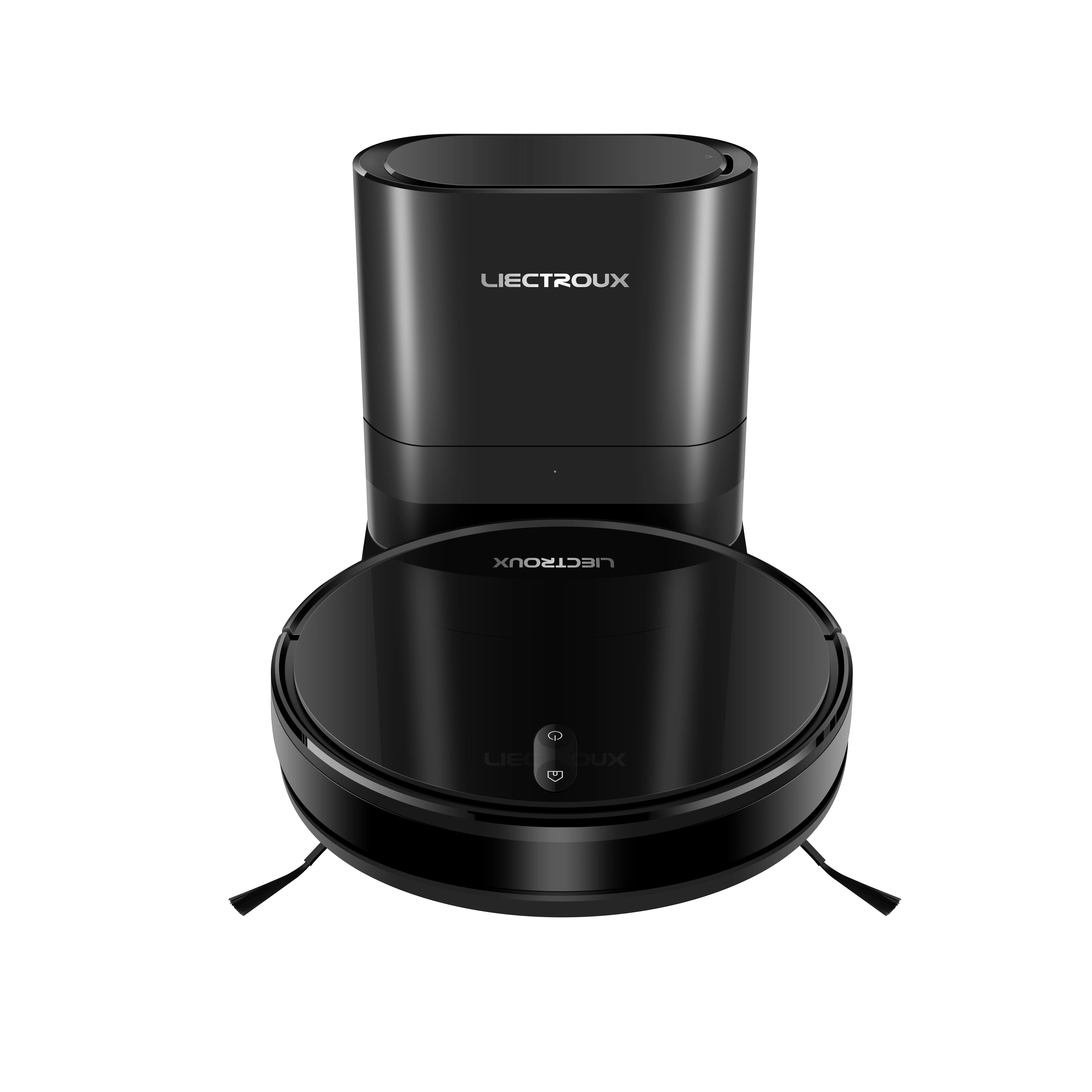 LIECTROUX M200 WIFI APP Control Robot Vacuum Cleaner with Self-emptying Dustbin