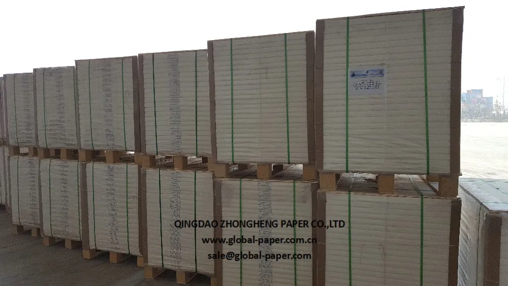 size 61*86cm White Cardboard/ivory board/cartulina triplex