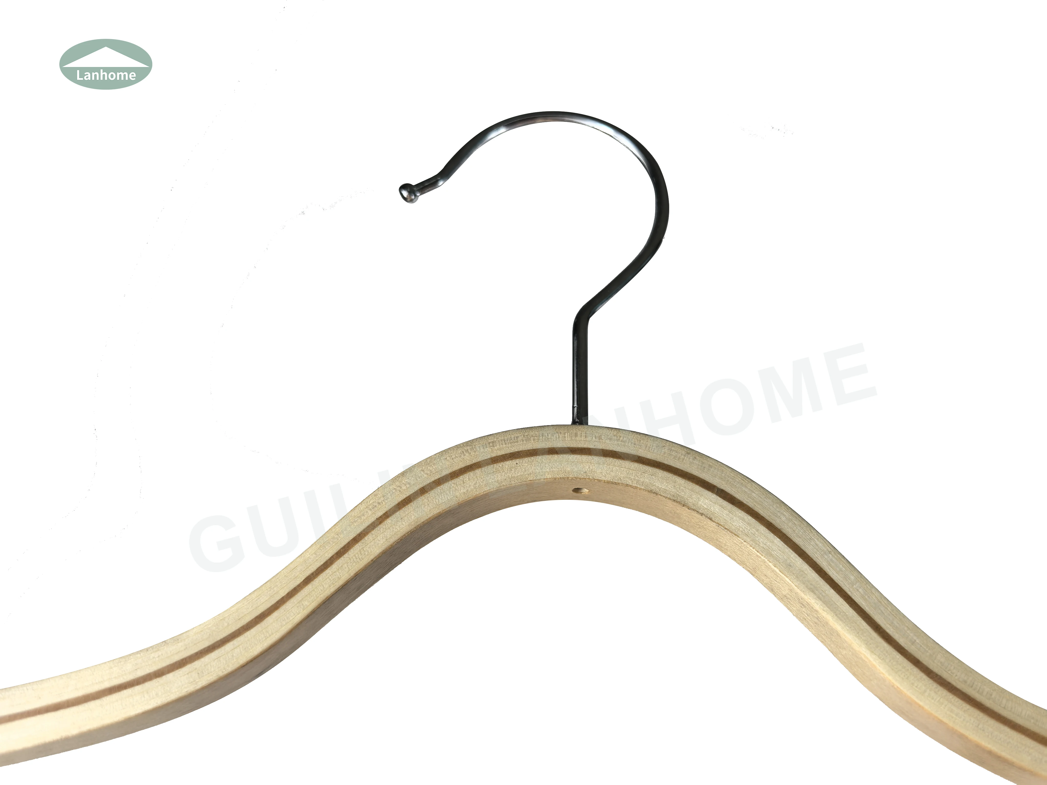New Arrival Laminated Hangers Special Design Hanger Simple Light Weight Durable Wooden Hanger