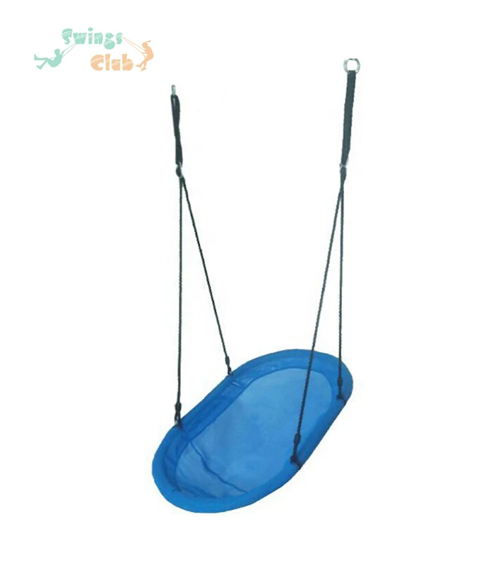 Colorful Outdoor Adjustable Height Swing Hanging Fabric Children Free Standing Swing Chair