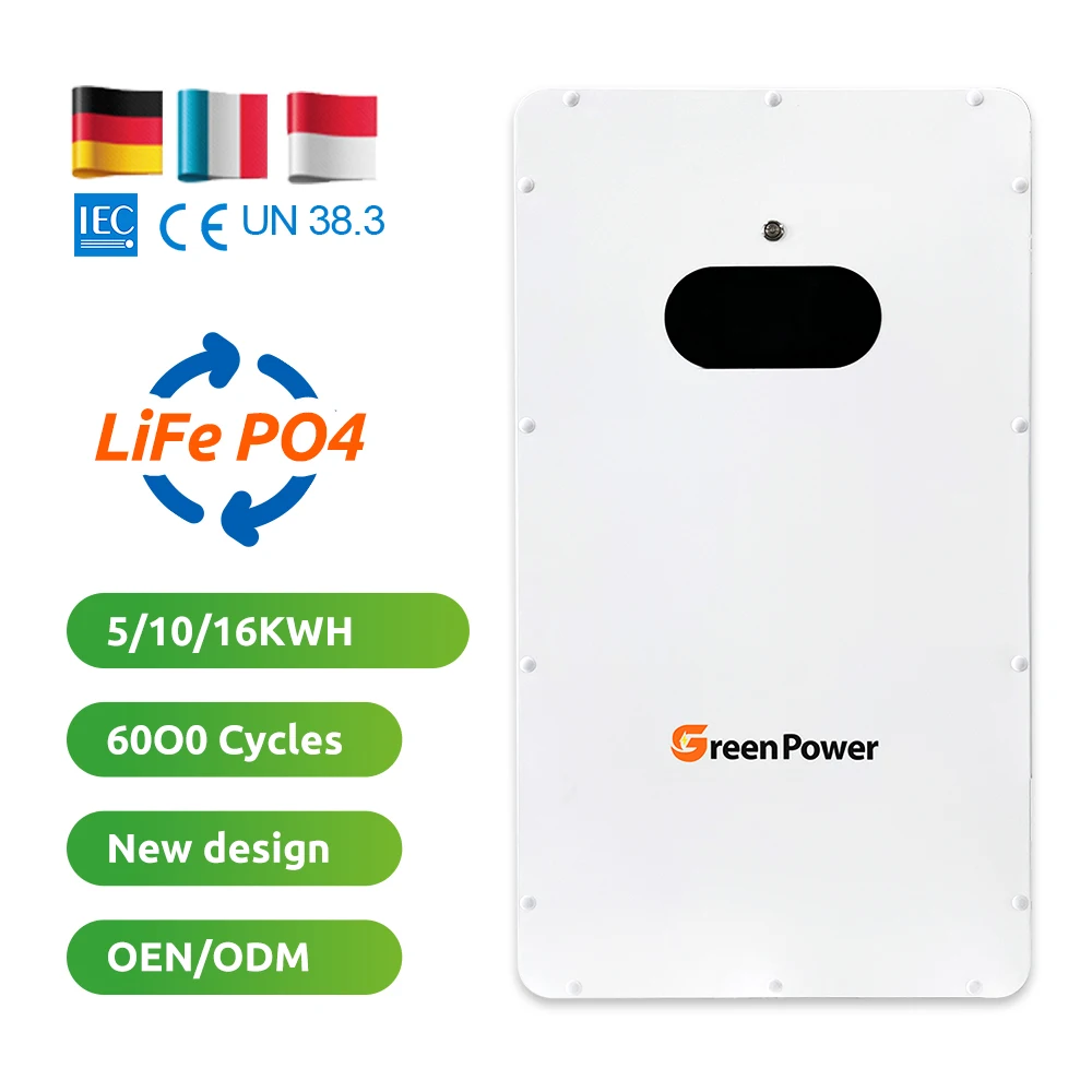 5kw 10kw battery 24v 48v solar energy 50ah 100ah 200ah 400ah lithium wall battery lifepo4 pack 24 volt power wall