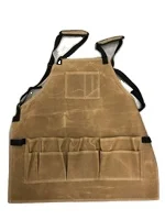 Wet wax waterproof canvas apron thickened waterproof and oil proof tool apron garden denim apron