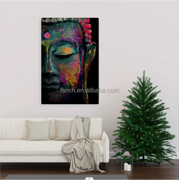 Canvas Pictures Buddhism Posters Decor God Buddha Wall Art Canvas Prints Buddha Paintings On The Wall