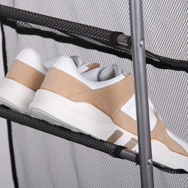 Over Door Hanging 10-layer shoe holder wall mounted iron shoe storage rack online hanging shoe rack