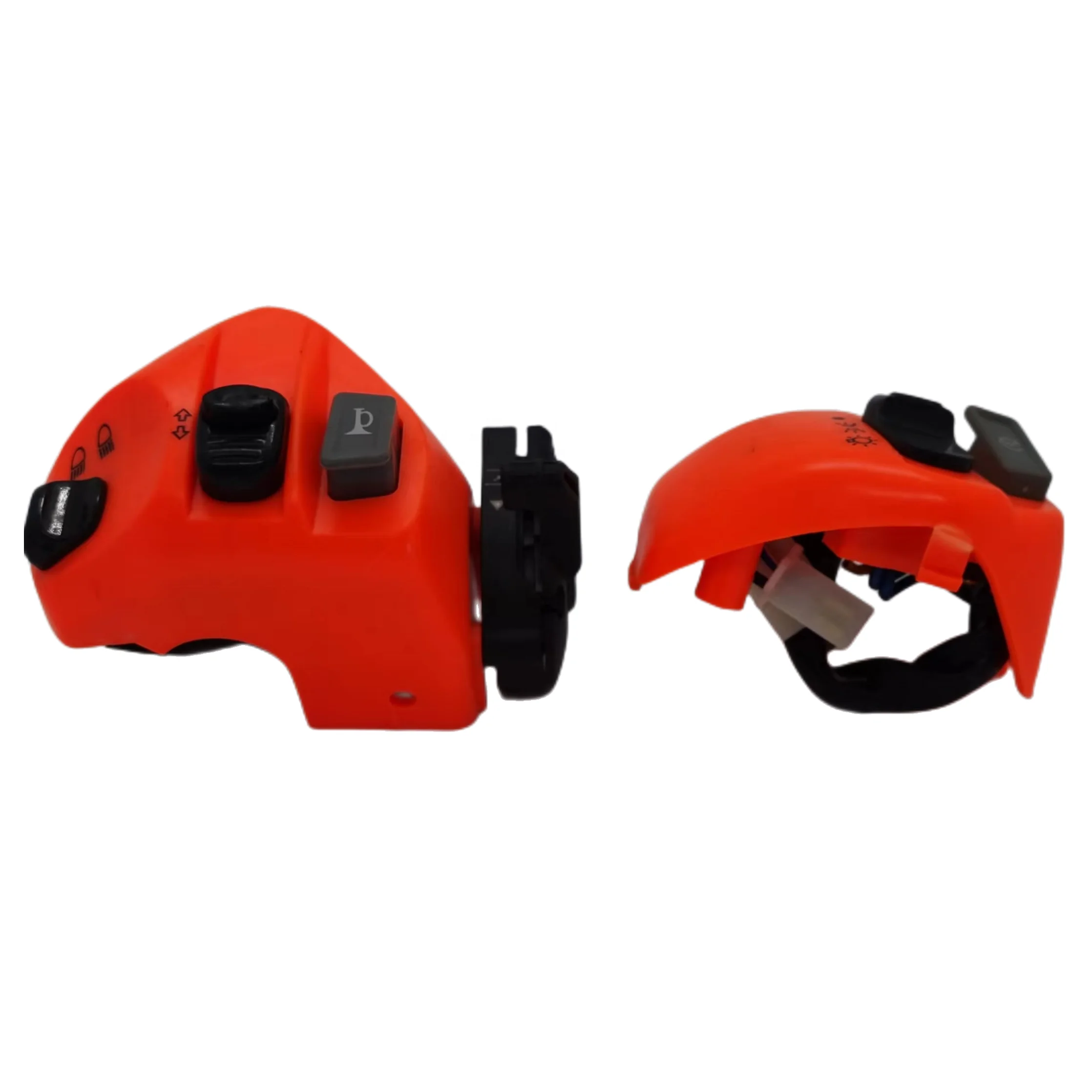8 Wires MIO LH RH Handle Switch for All Type of Motorcycle Orange