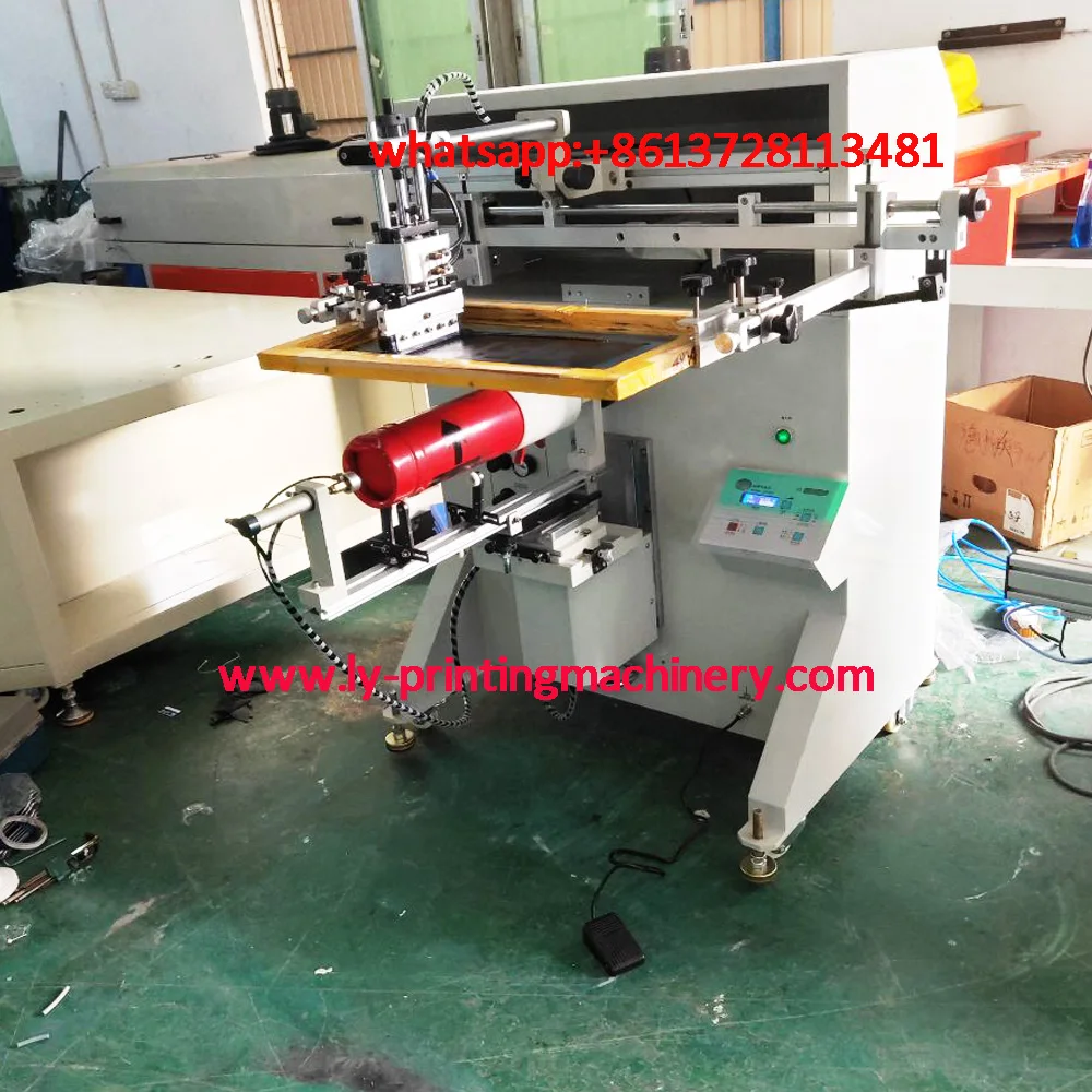 Serigrafia printing machine for fire extinguisher design printing