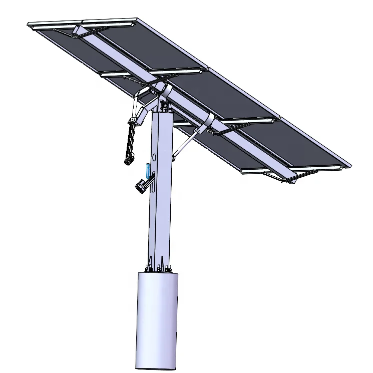 Hot Sale China Manufacturer Dual Axis Smart Solar Tracker System Sun Tracking Ground Mount pv Solar Panel Tracking Systems
