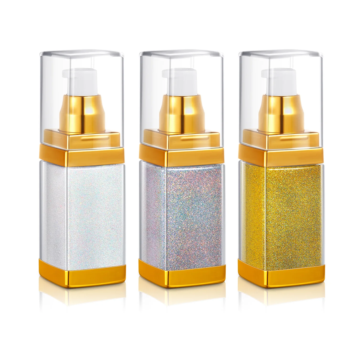 Shimmer Oil Vegan Golden Face Body Glow Shimmering Bronzer Highlighter Glitter Body Shimmer Jelly