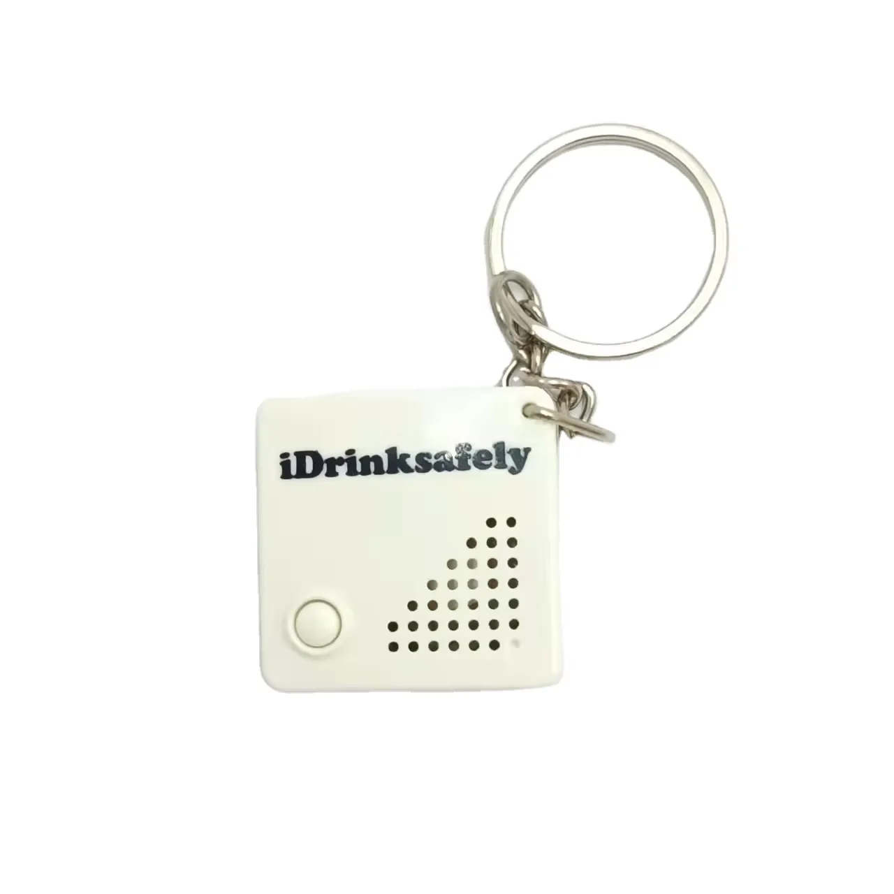 Custom logo Plastic Recordable Sound Keyring,Mini Oval Voice Music Talking Keychain for the blind promotion photo Printed