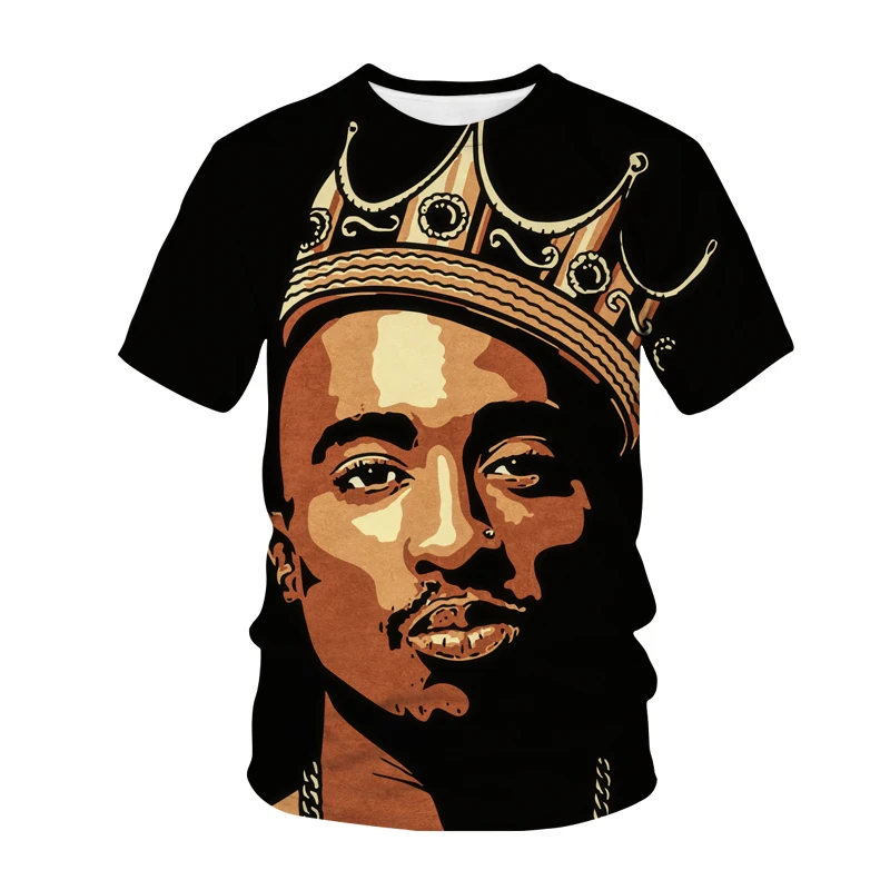 New Arrival T-shirt 2PAC 3D Print Streetwear Rapper Hip Hop T Shirt Men Women Sport Casual Tees Tops Tupac Male Tshirt Clothing