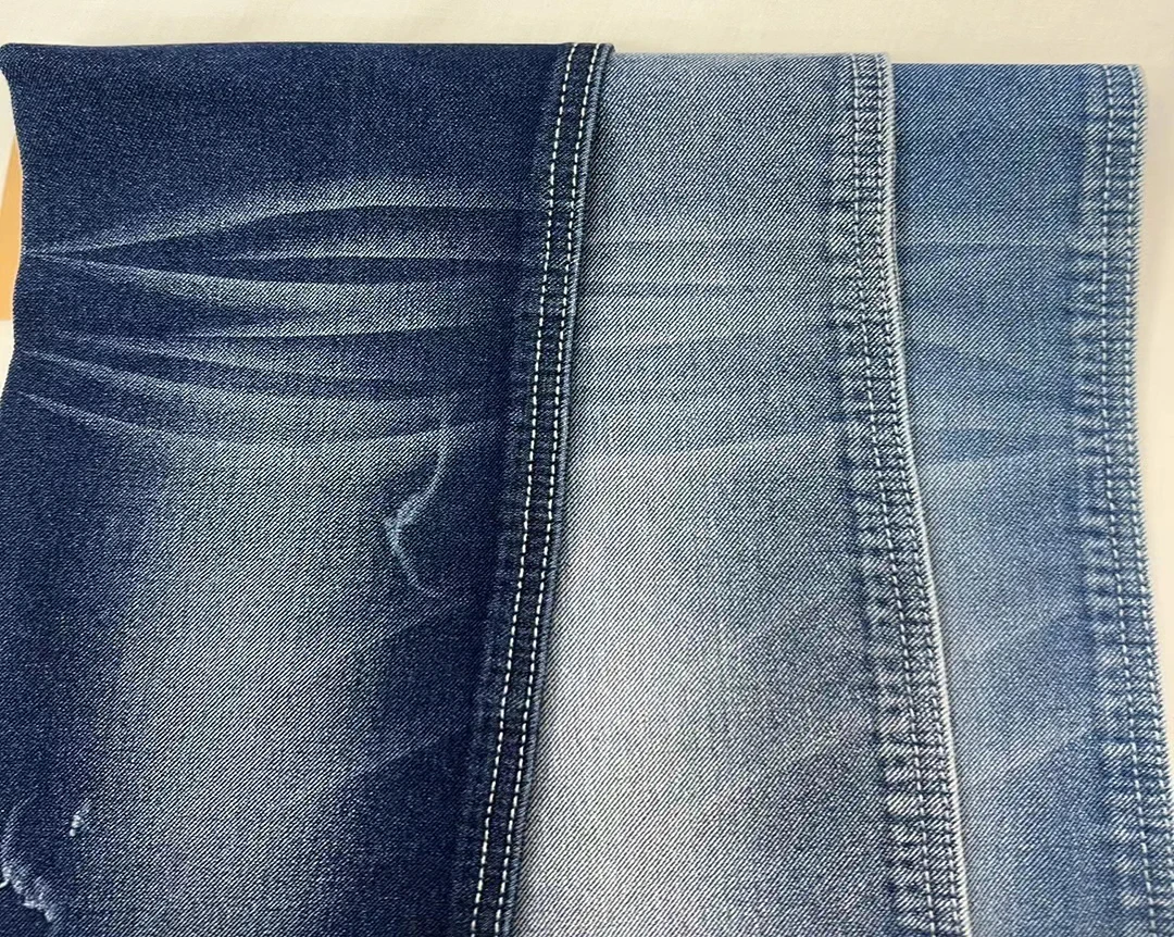 Top Quality Organic Yarn Smooth&Soft Surface 10.3oz Big Stretch No Slub Indigo  Denim Fabric
