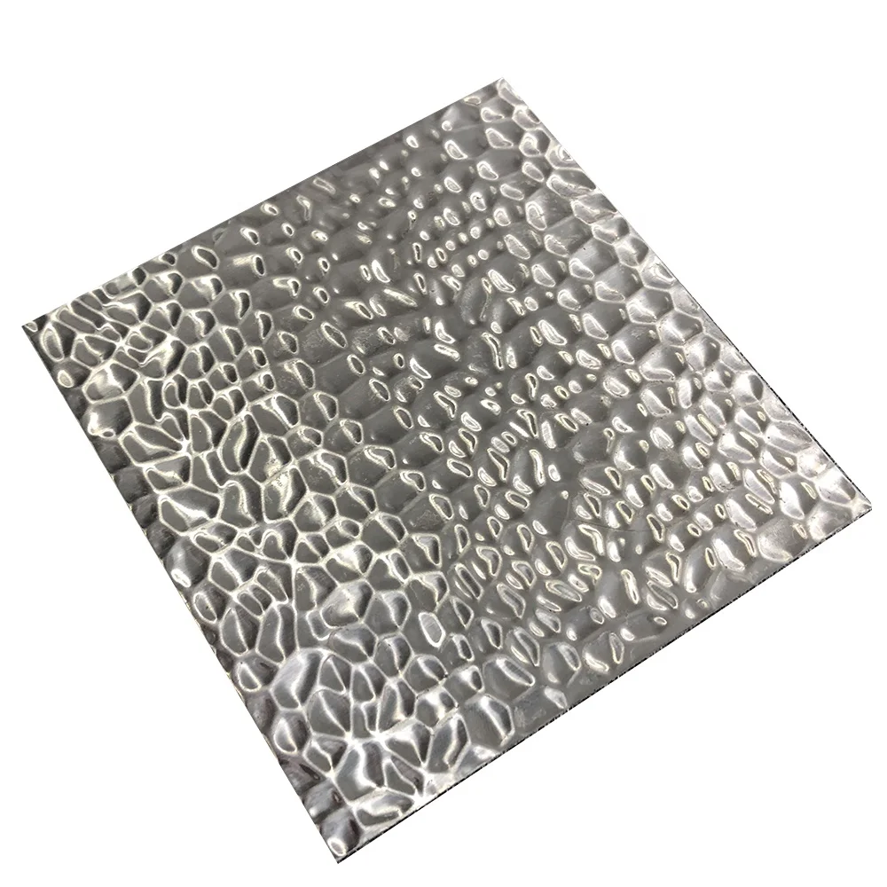 Newly Launched SS Decorative 201306 304 Stainless Steel Water Ripple Sheet With Stock