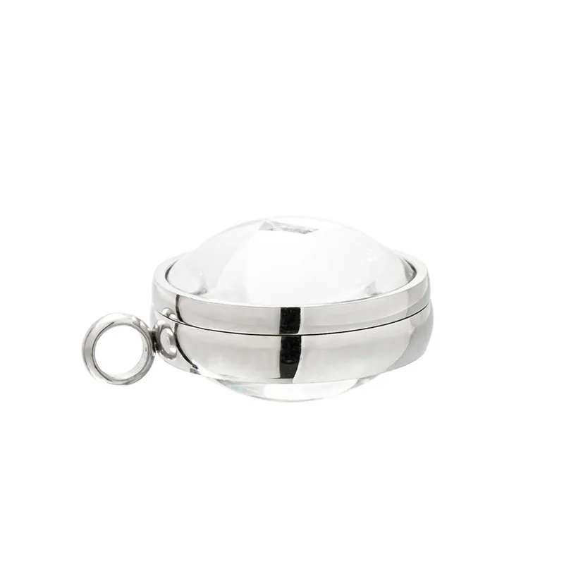 DIY Glass Living Memory Locket Medallion Stainless Steel Locket Fit Making Floating Locket Pendant Memory Jewelry Accessories