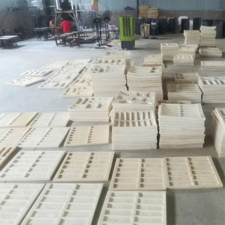 abs plastic rubber 3d wall panel mold for making artificial stone concrete mold wall fence