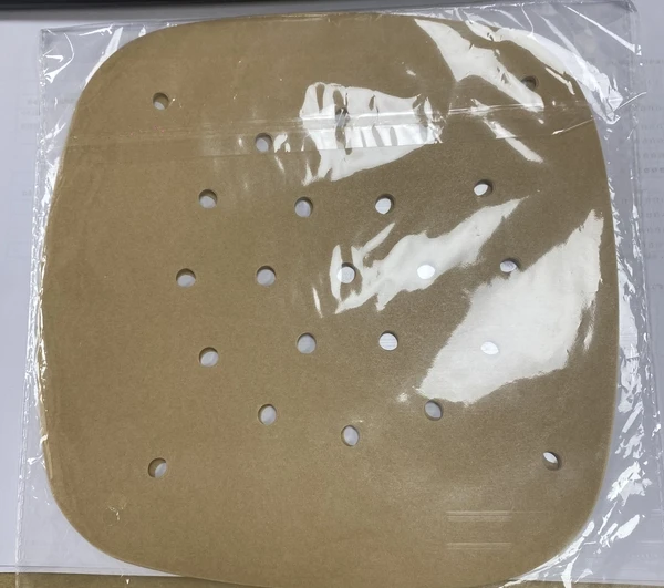 Factory direct sales 20cm Air Fryer 100 Pieces Paper Disposable Steamer Liners Rectangle Shaped Air Fryer Disposable Paper Liner