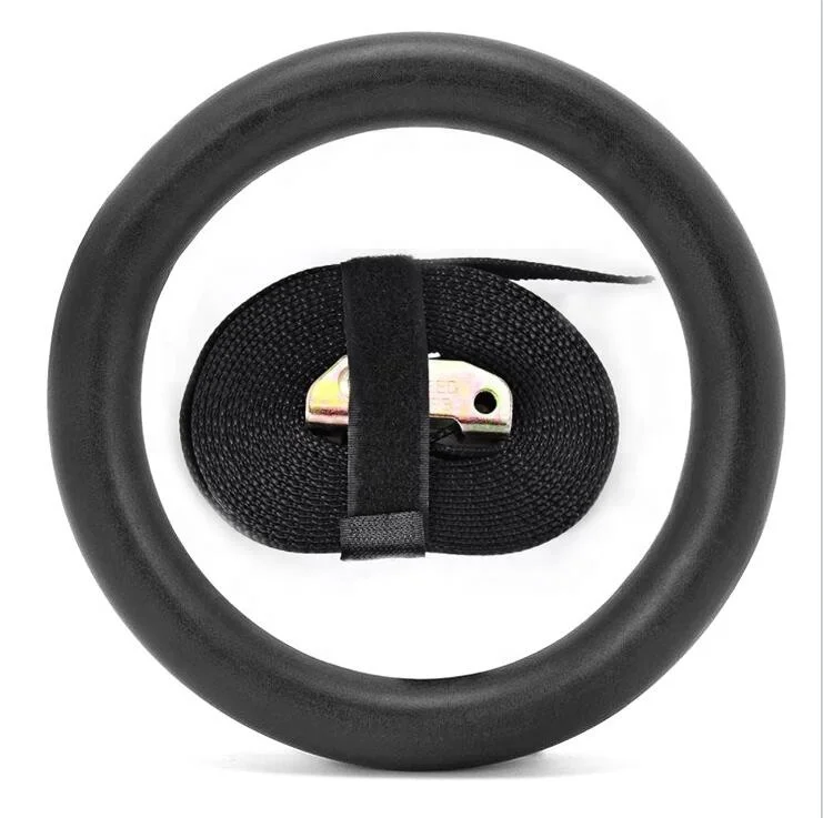 High quality gym rings nylon strap cross fitness ABS adjustable gymnastic rings