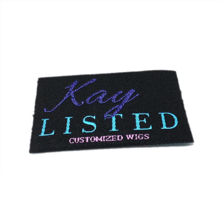 Factory Weaving Machine Making High Density Damask Woven Label Garment Clothing Labels