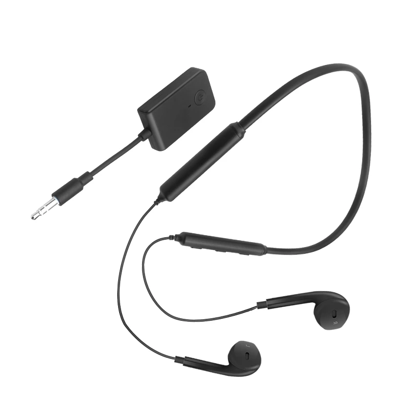 Durable Abs Hifi Microphone Noise Cancelling Earbuds Wireless Mounted Neck Headset (1600460797865)