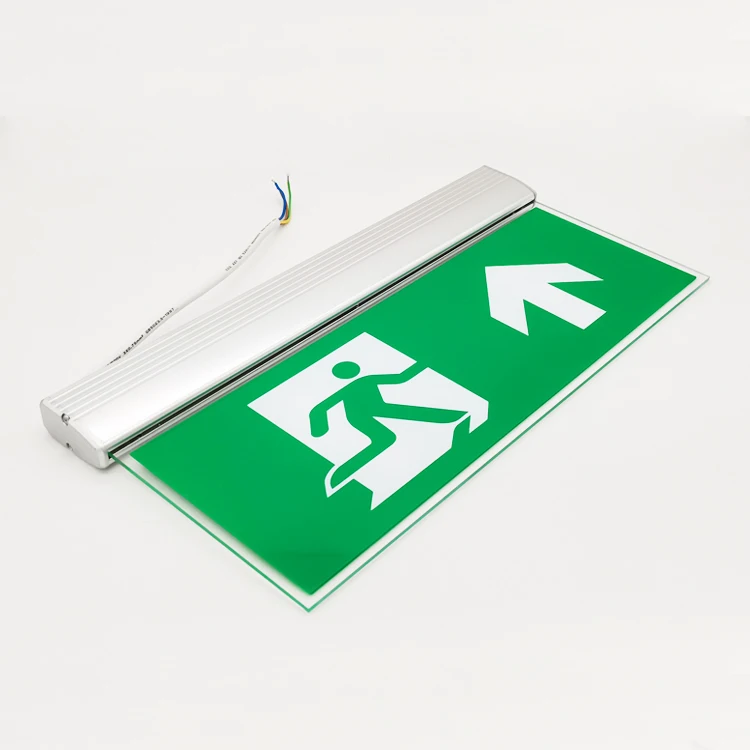 Wholesale Plate Sign Rechargeable Emergency Light indoor led exit sign
