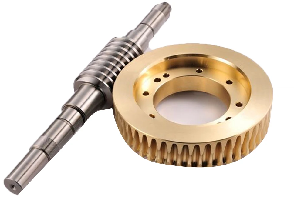Good Quality Customized Cnc Machining Brass for Agricultural Machining Parts Worm Gear